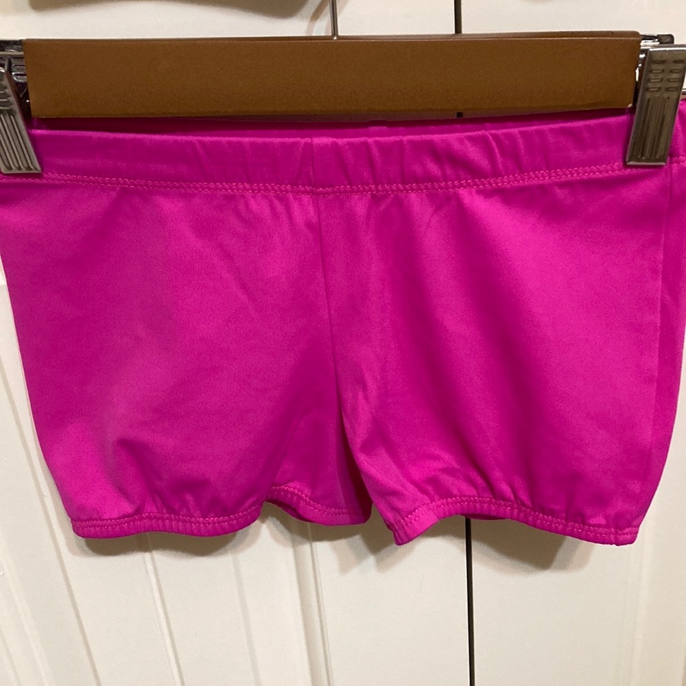 Girls Pink Booty Dance Shorts